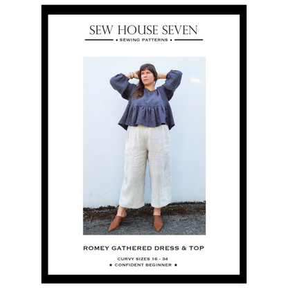 Romey Gathered Dress and Top - Sew House Seven