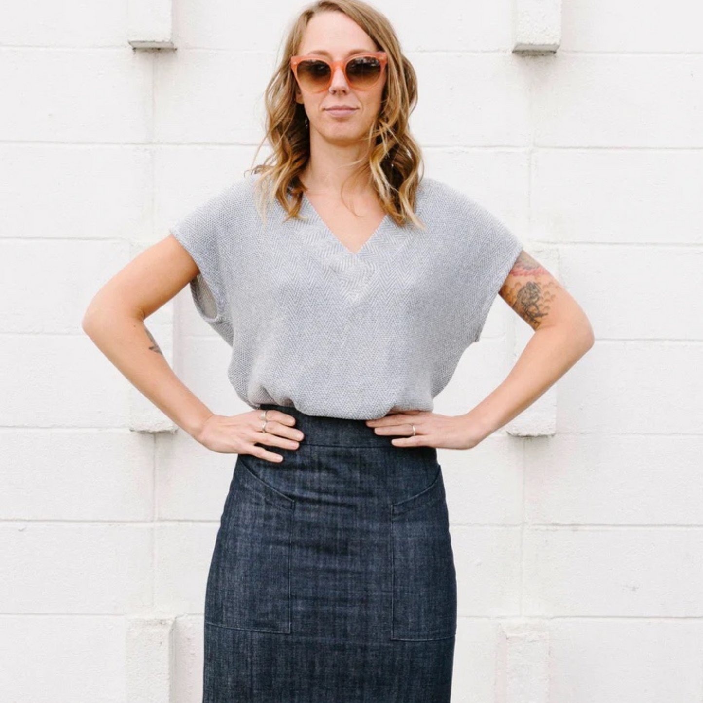 Tabor V-Neck Top - Sew House Seven