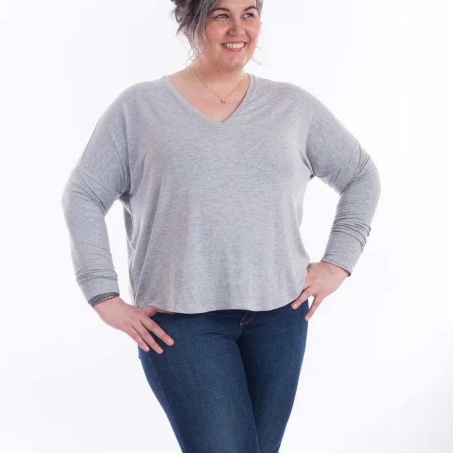 Tabor V-Neck Top - Sew House Seven