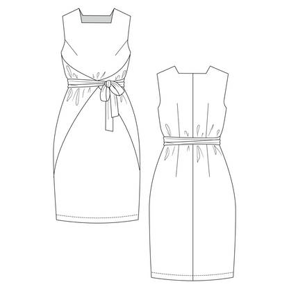 Lilja Dress, Pinafore and Blouse