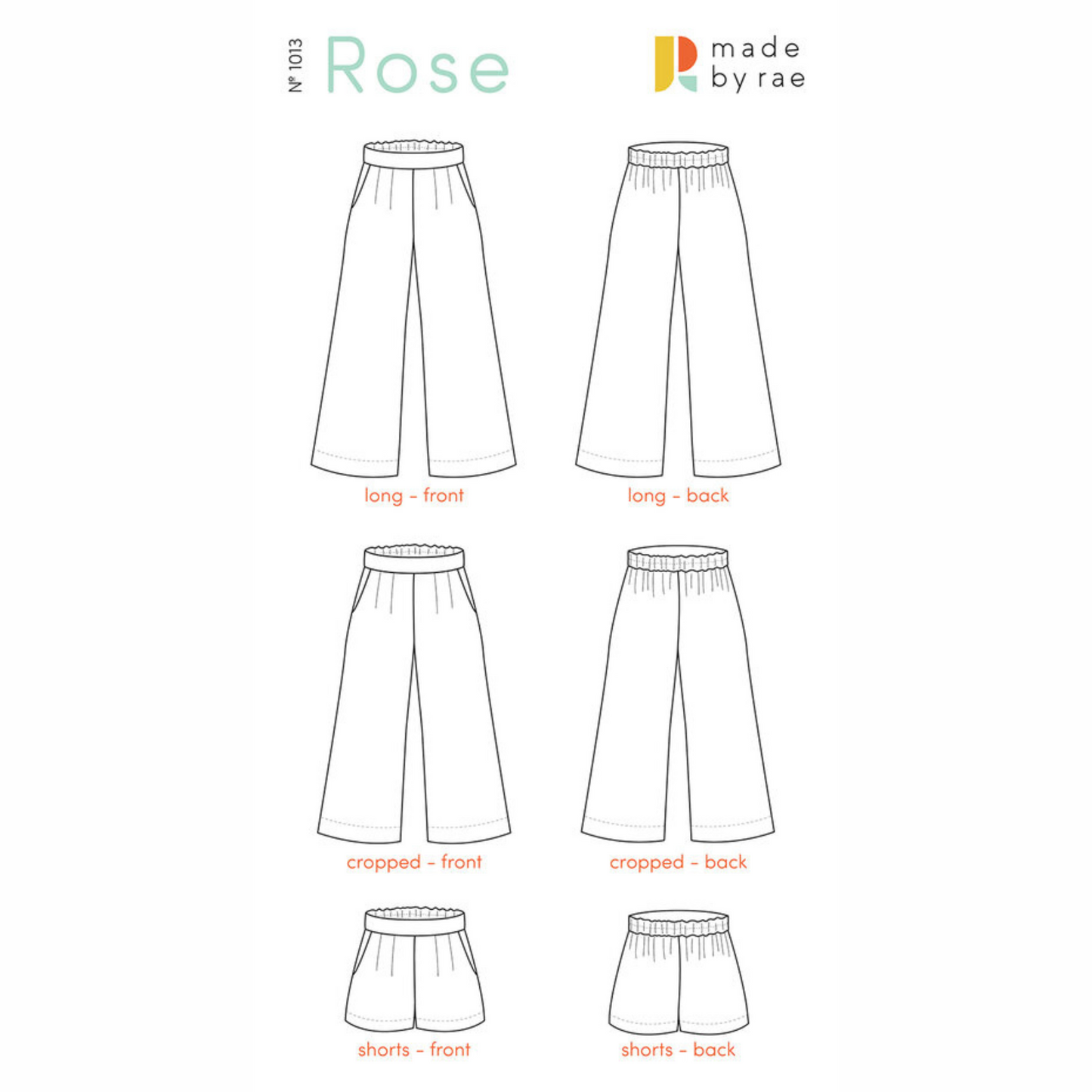 Rose Pants and Shorts