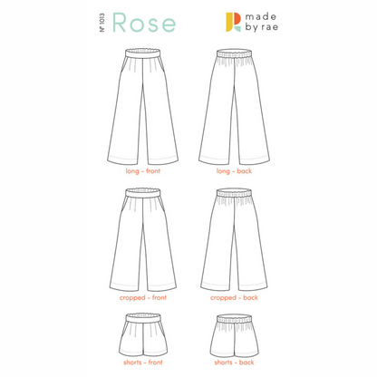 Rose Pants and Shorts