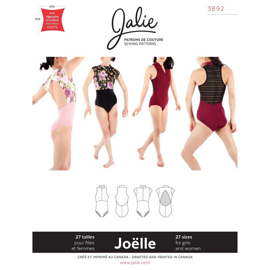 Joelle Half-zip Leotard