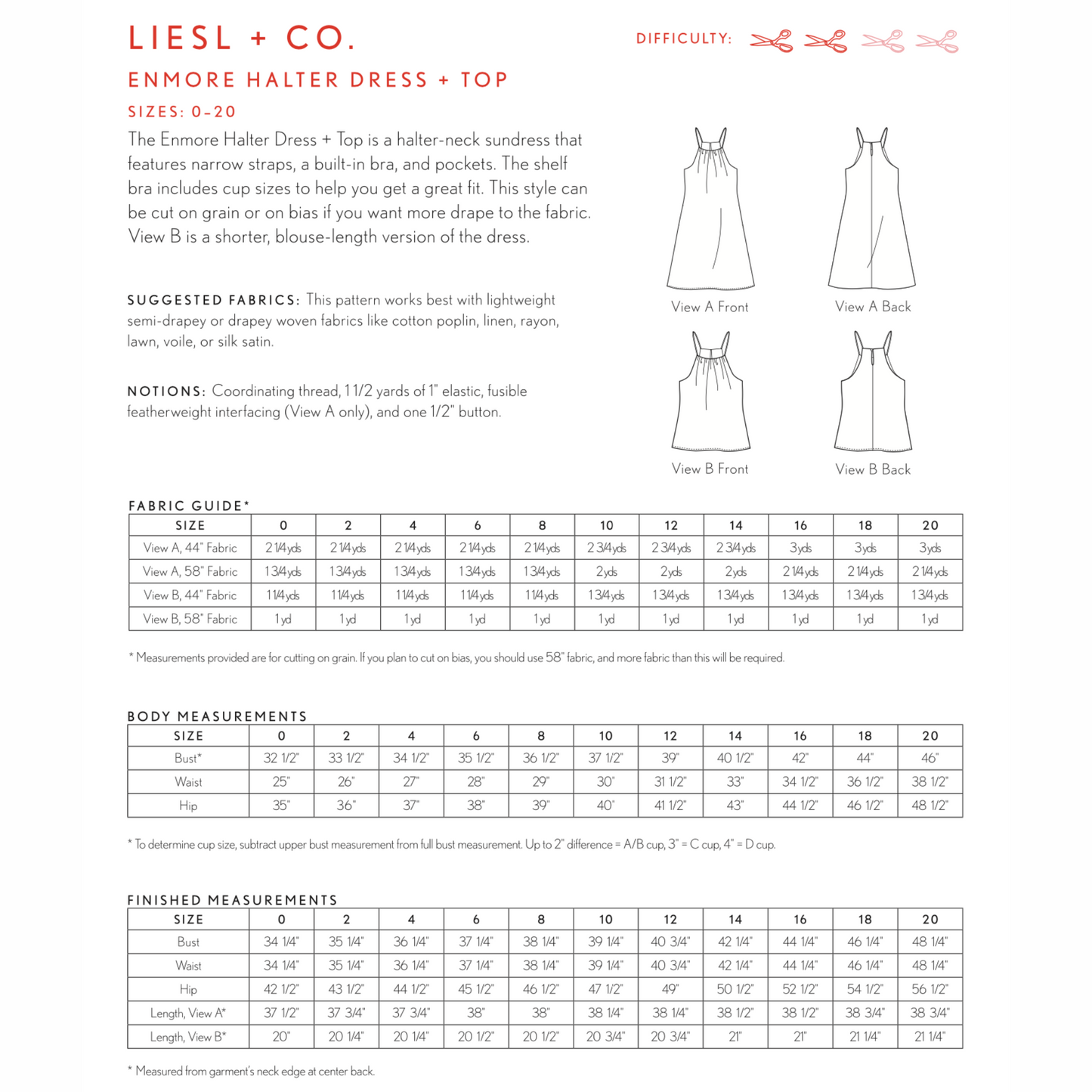 Enmore Halter Dress and Top