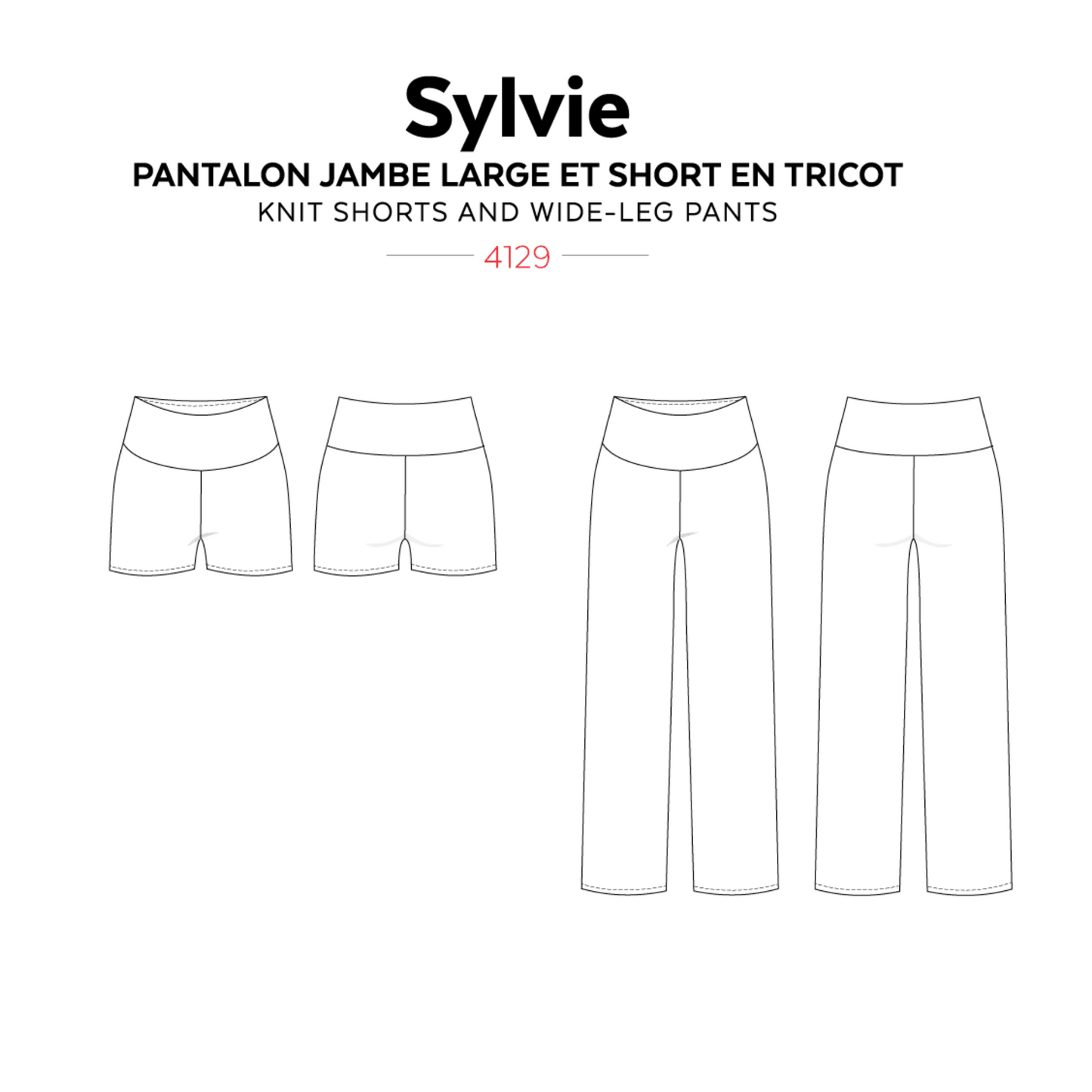 Sylvie Knit Shorts and Wide-leg Pants