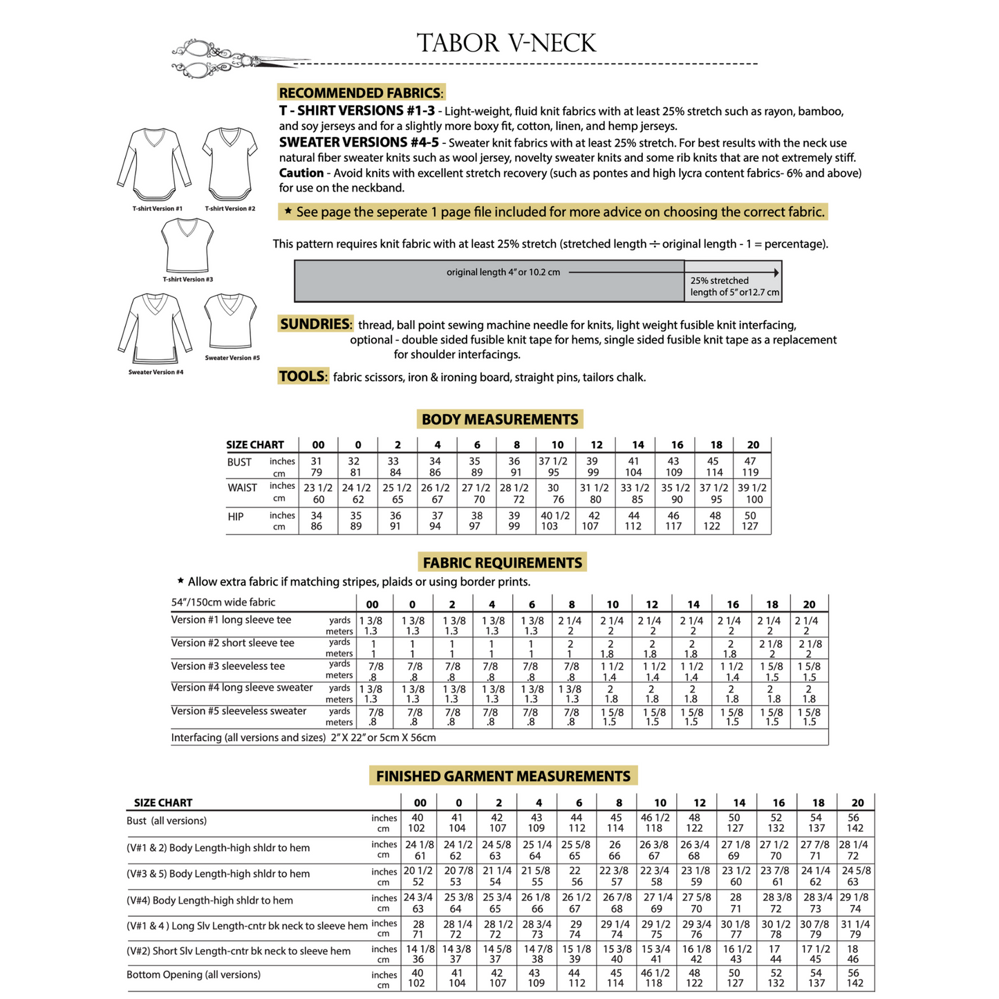 Tabor V-Neck Top - Sew House Seven