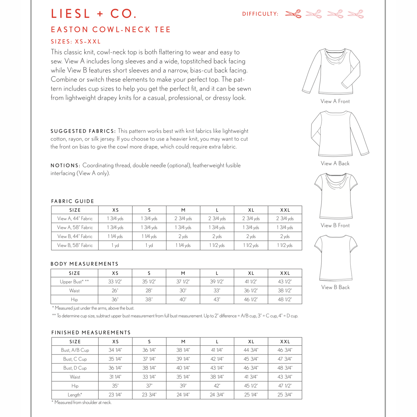 Easton Cowl-neck Tee