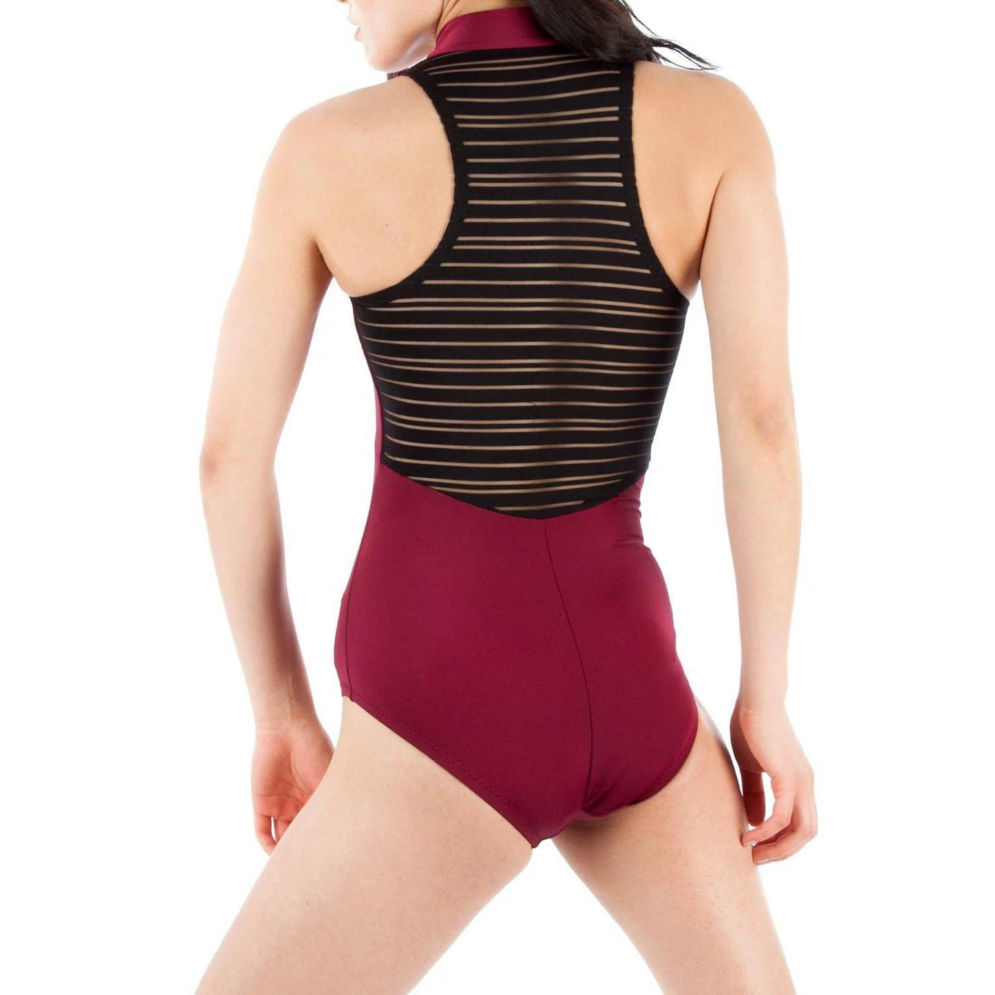 Joelle Half-zip Leotard