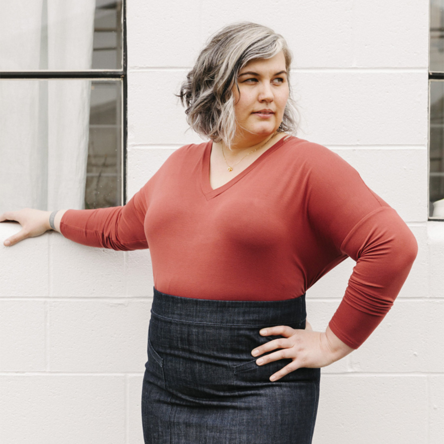 Tabor V-Neck Top - Sew House Seven