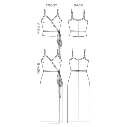 Calvin Wrap Dress and Top - True Bias