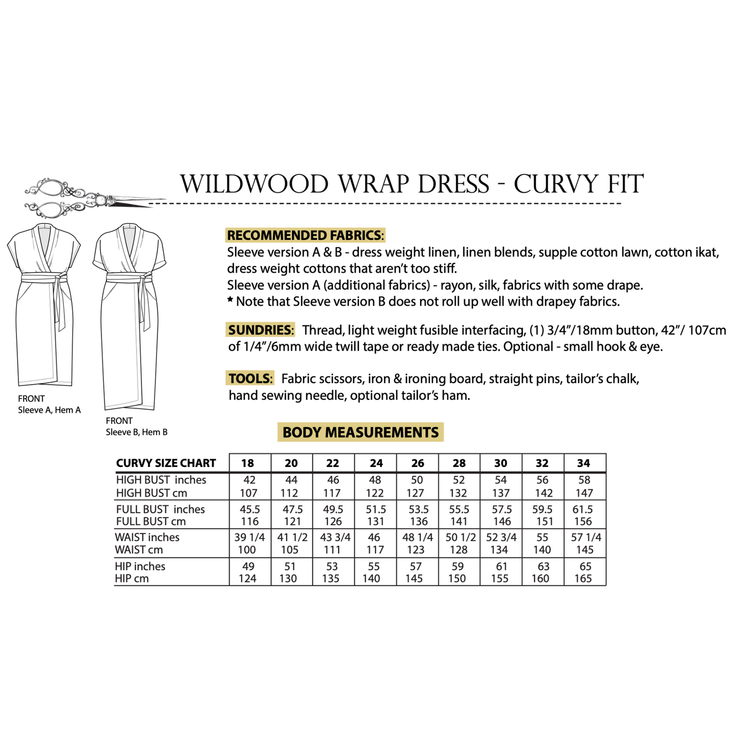 Wildwood Wrap Dress - Sew House Seven