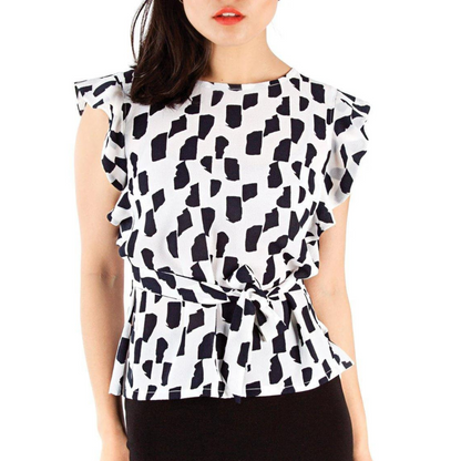 Adele Flutter Sleeve Top and Tunic