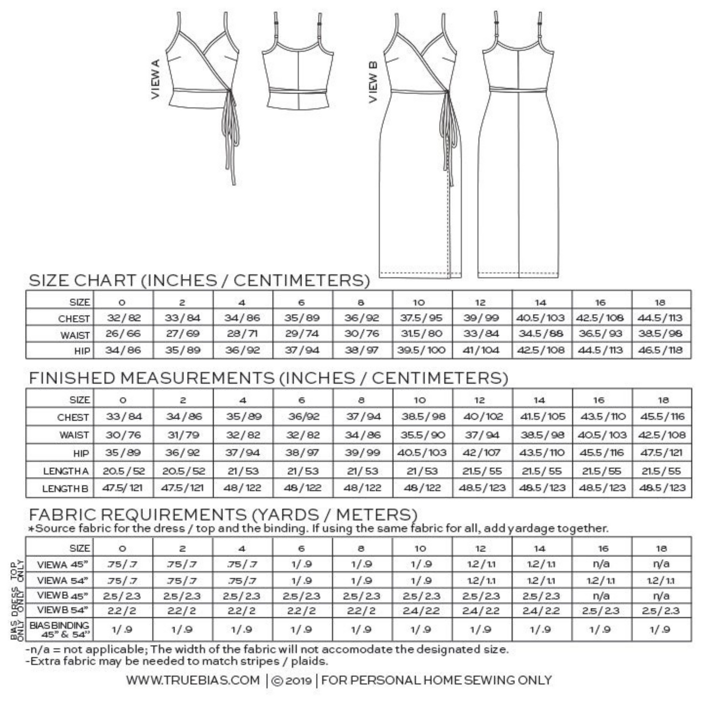 Calvin Wrap Dress and Top - True Bias