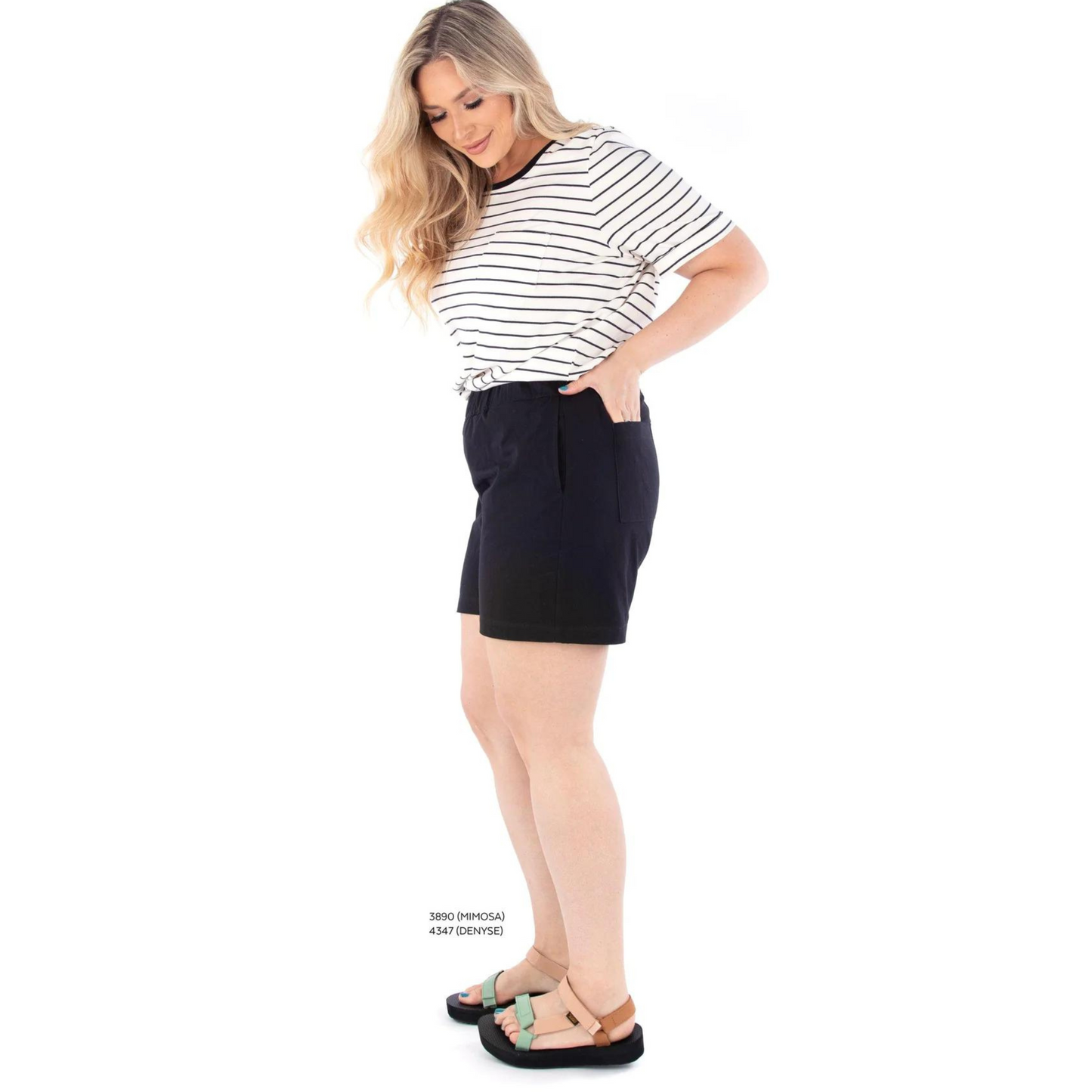 Denyse Pull-on Pants and Shorts