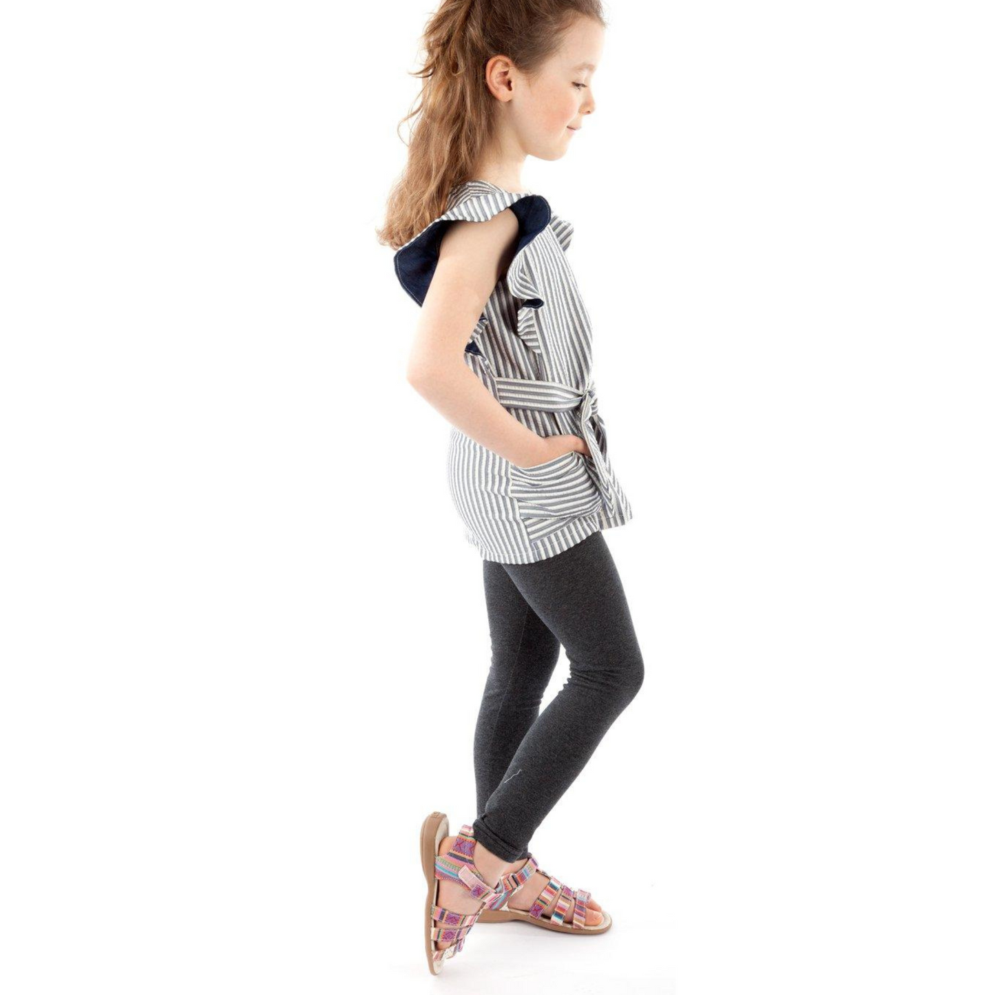 Adele Flutter Sleeve Top and Tunic