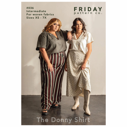 Donny Shirt Pattern