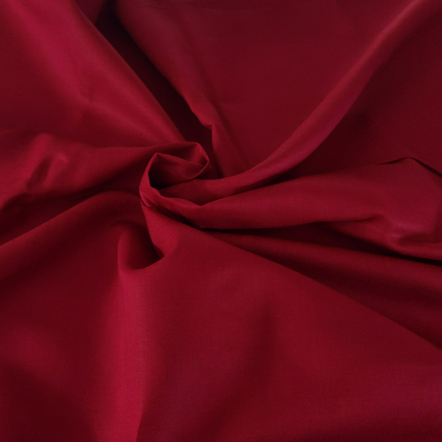 Cotton Linen Blend in Burgundy