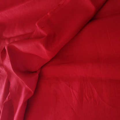 Linen in Tomato Red