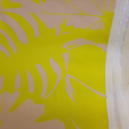 Floral Stretch Cotton in Yellow