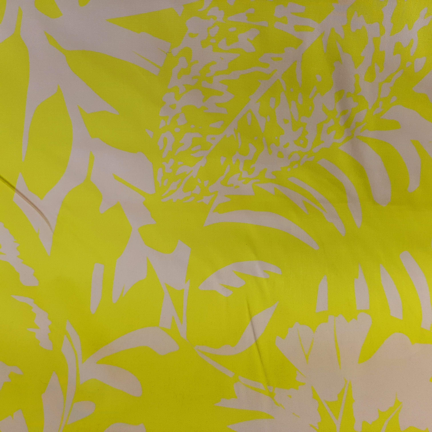 Floral Stretch Cotton in Yellow