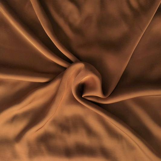 Viscose Satin in Copper Remnant 1.3m