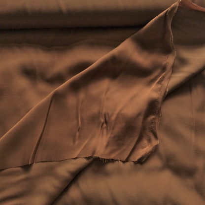 Viscose Satin in Copper Remnant 1.3m