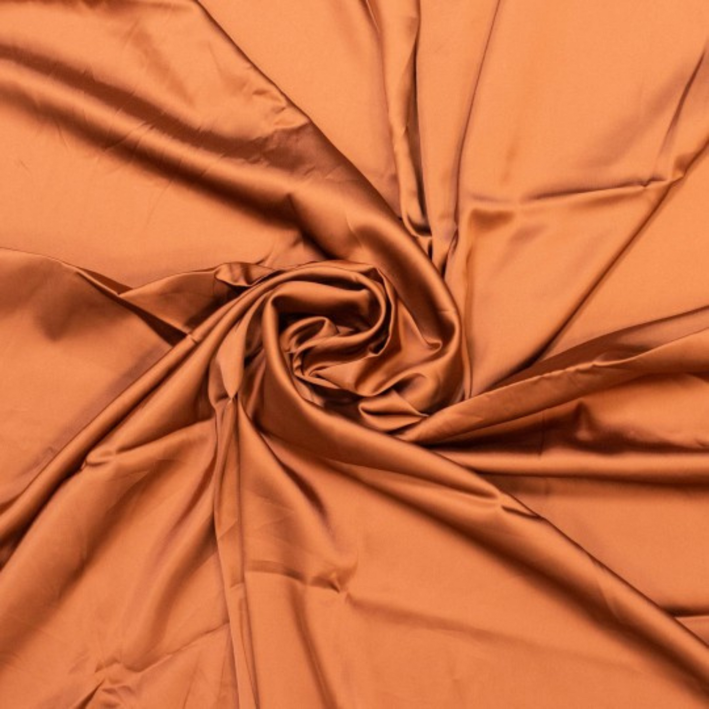 Viscose Satin in Copper