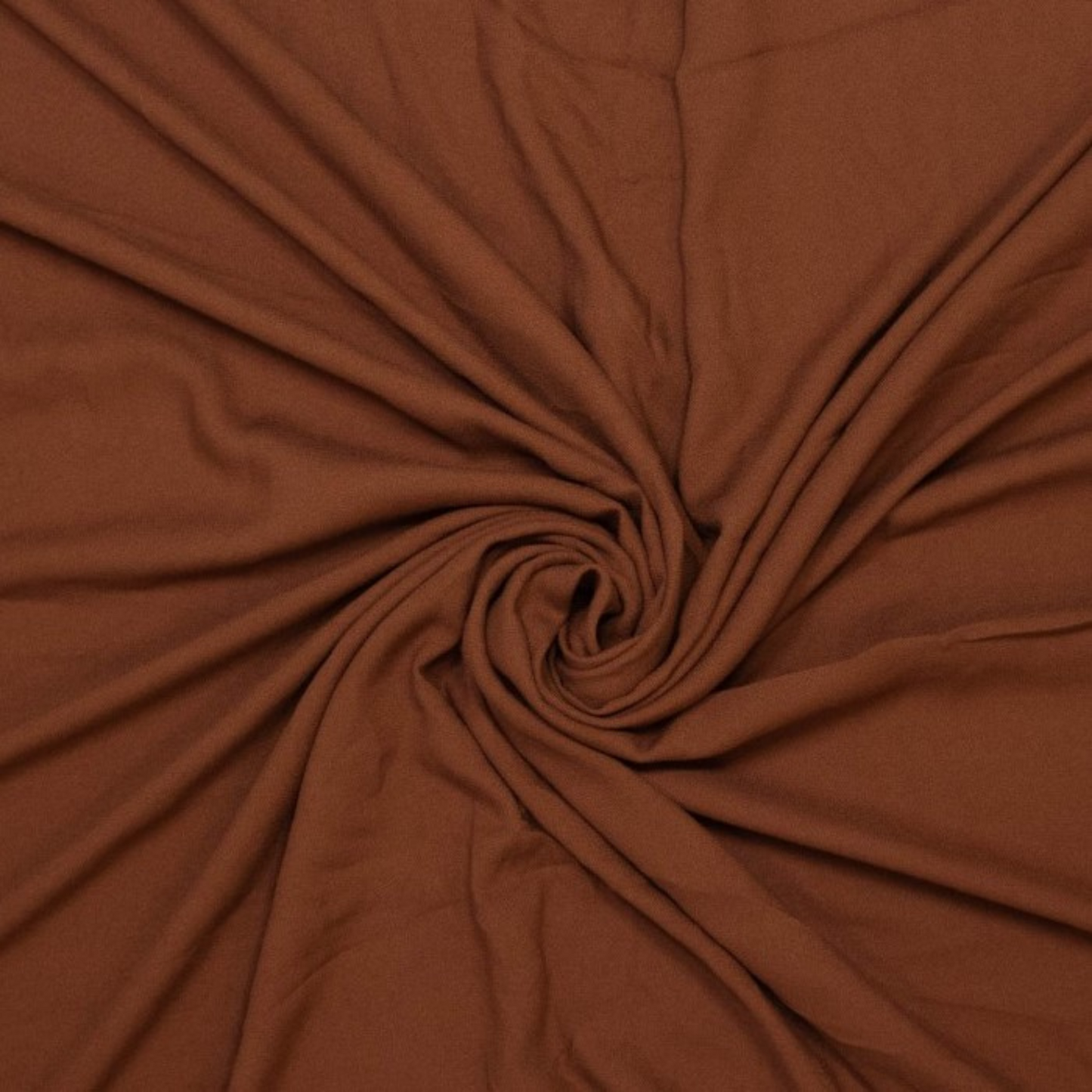 Viscose Crepe in Brown