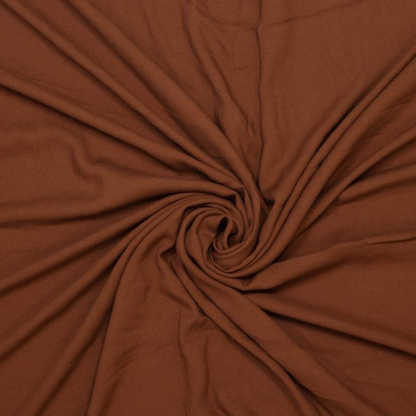 Viscose Crepe in Brown
