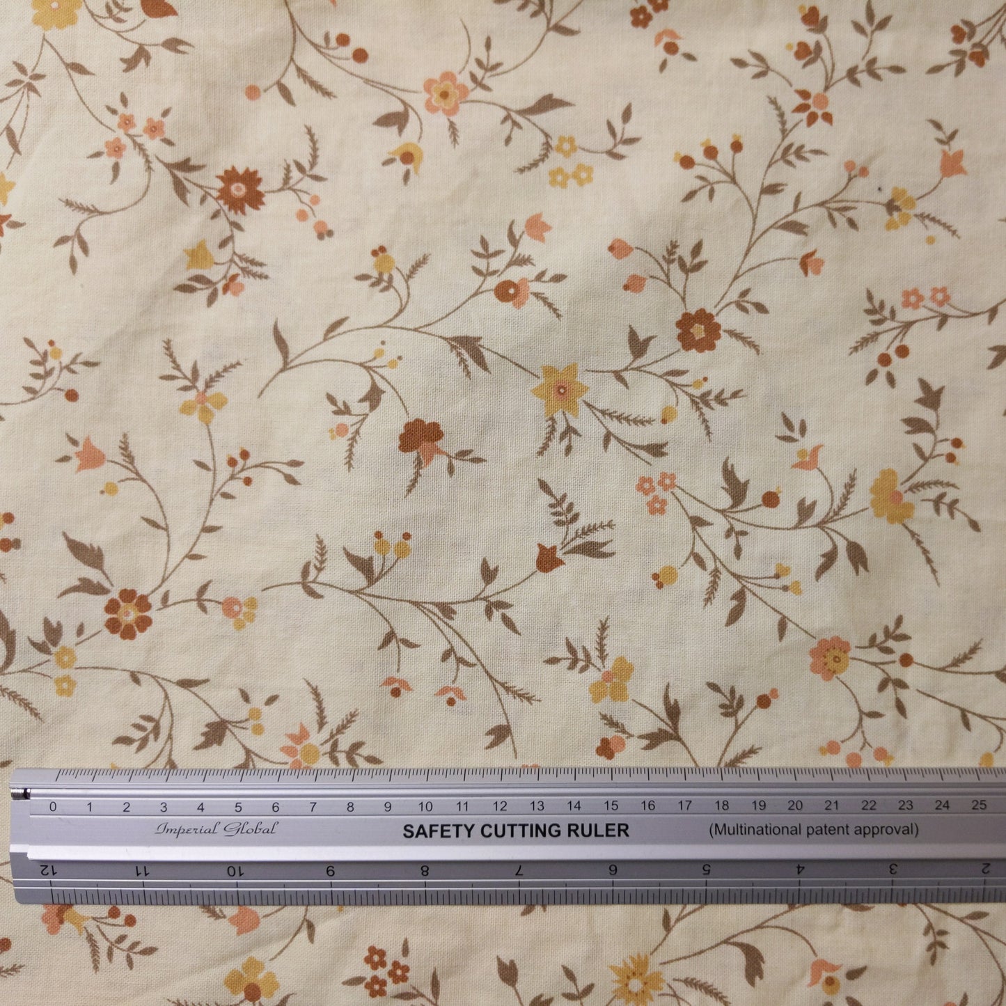Cream Cotton with Florals