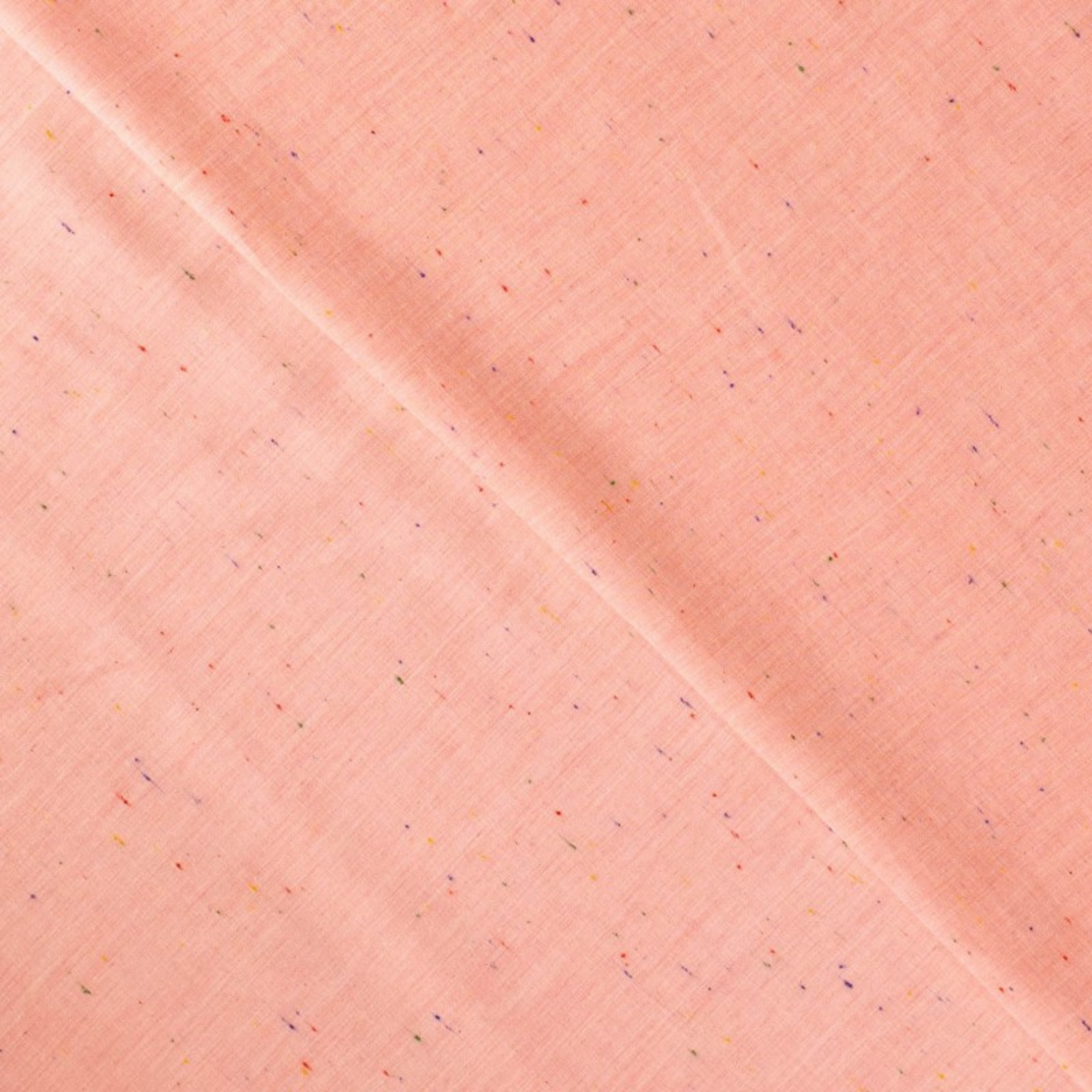 Cotton Voile Melange in Peach