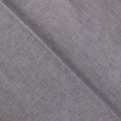 Cotton Voile Melange in Steel
