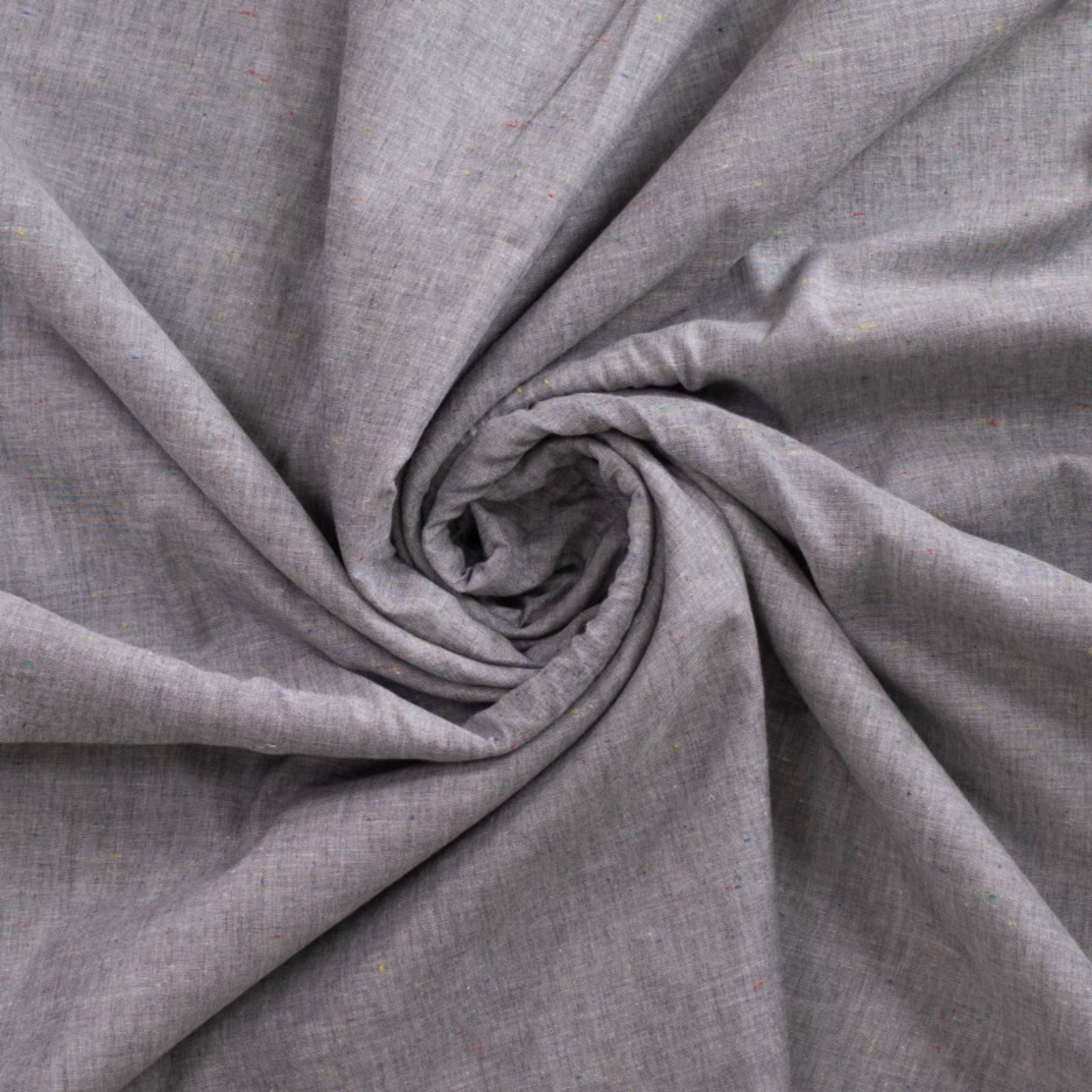 Cotton Voile Melange in Steel