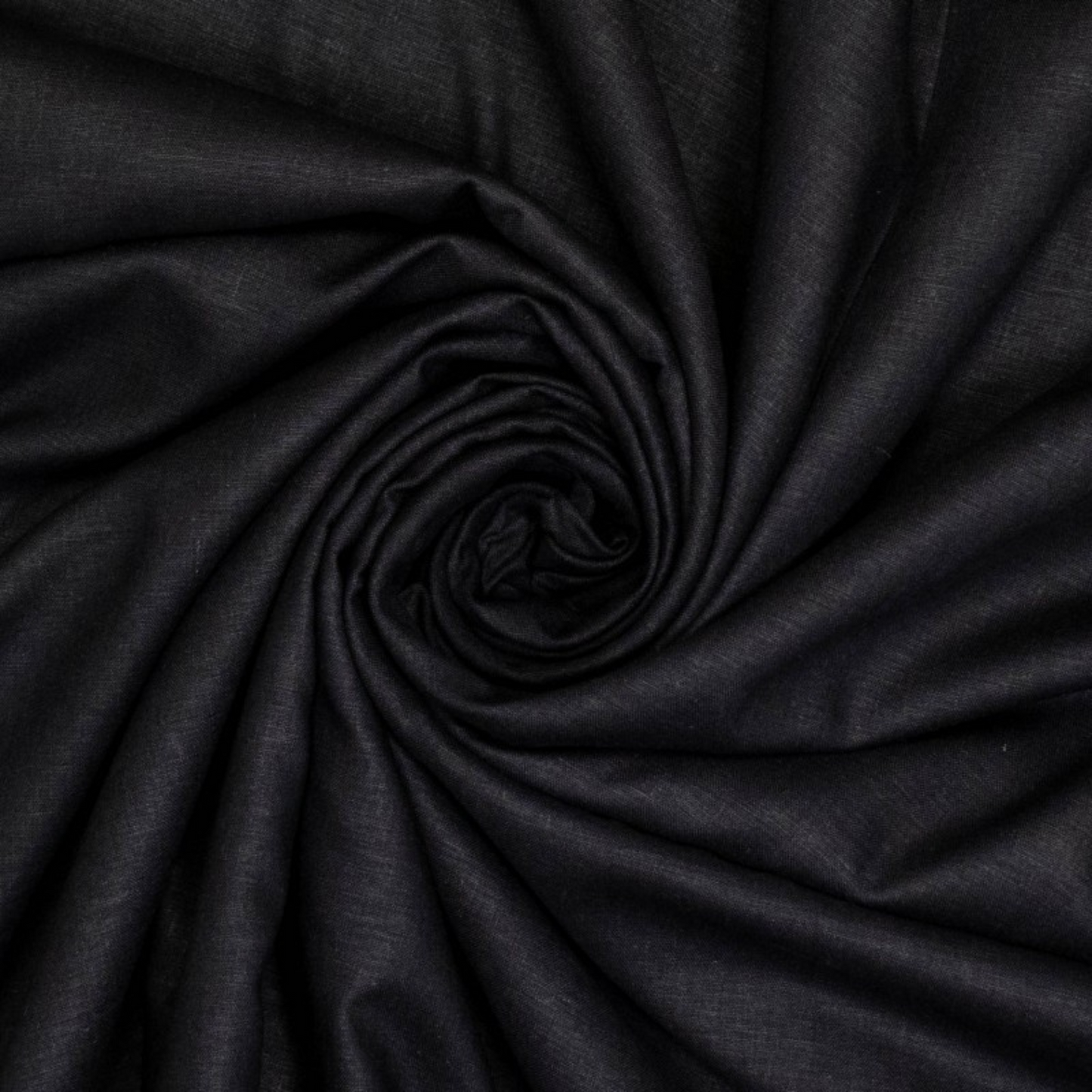Viscose Linen Blend in Black