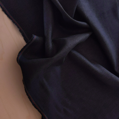 Viscose Linen Blend in Black