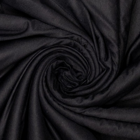 Viscose Jersey in Black