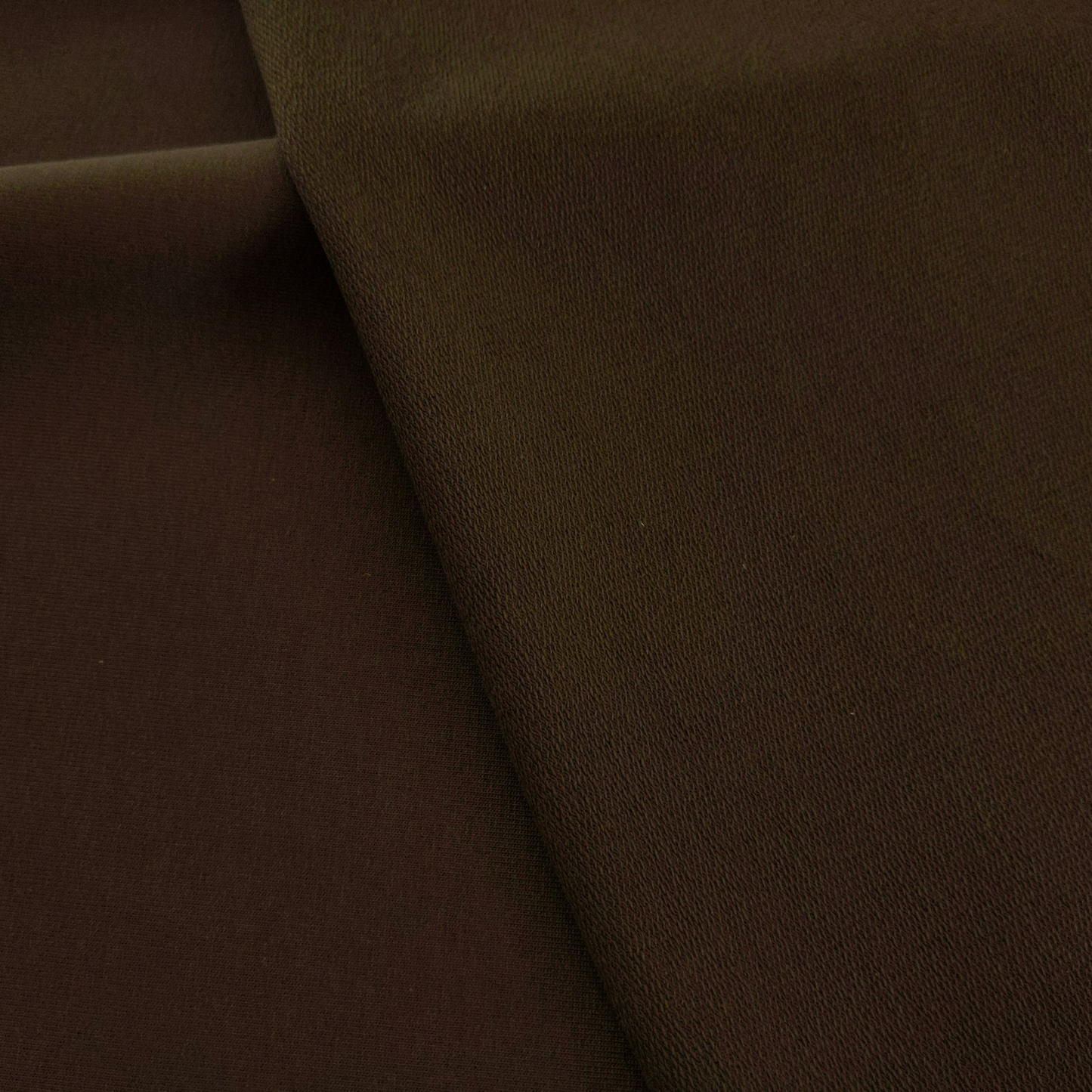 Cotton French Terry in Moss Green