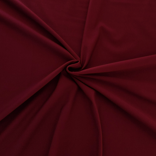 Cotton French Terry in Burgundy