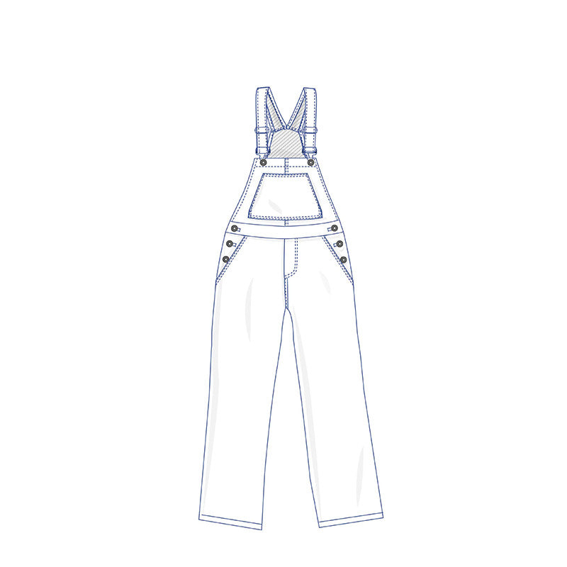 Fibre Mood Constance Dungarees Pattern