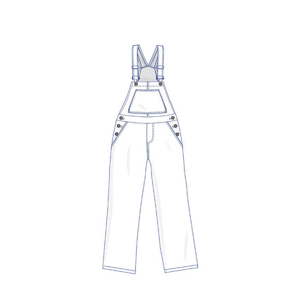 Fibre Mood Constance Dungarees Pattern